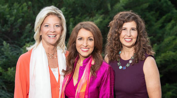 Dr. Sue Morter, Marci Shimoff, and Lisa Garr of Your Year of Miracles